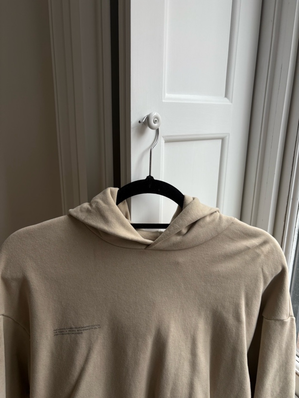 Pangaia Men's Lightweight Hoodie Jacket in Beige